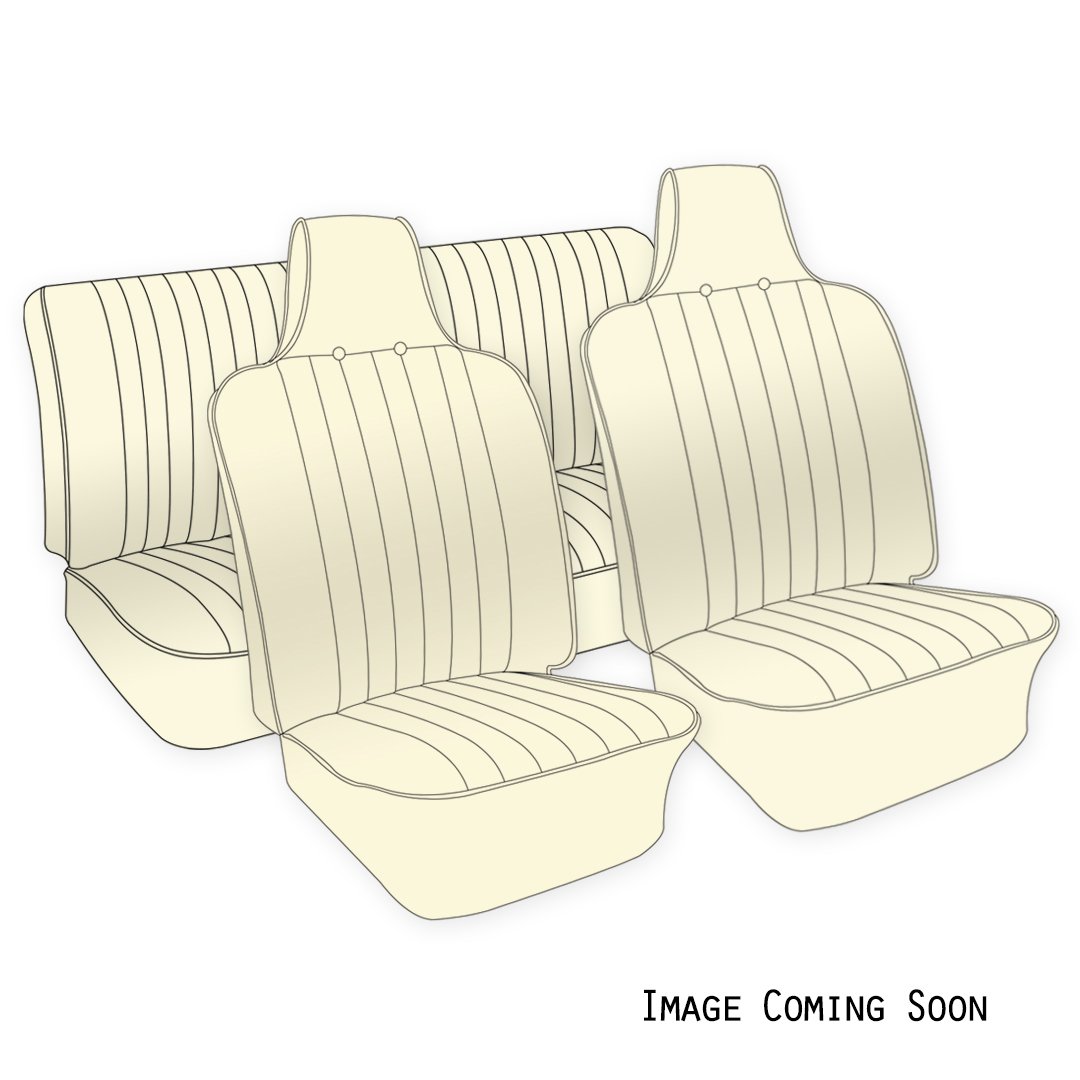 VW Original Seat Upholstery, (Fronts & Rear) 1970-72 VW Bug Sedan