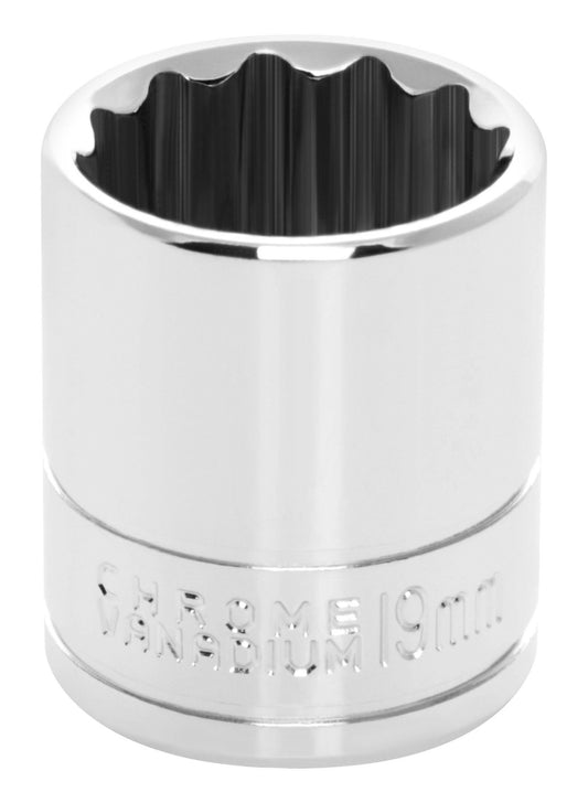 19MM 3/8 DRIVE 12 POINT SOCKET