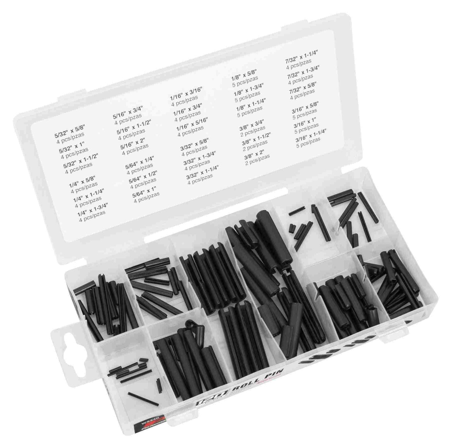 120-Pc Roll Pin Assortment