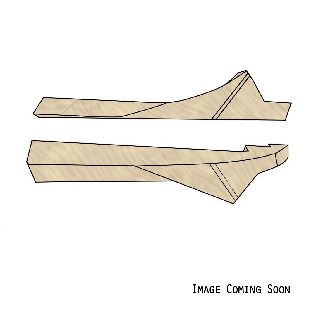 Wood Outside Quarter Panel Facing L/R - 1961-64 VW Bug Convertible