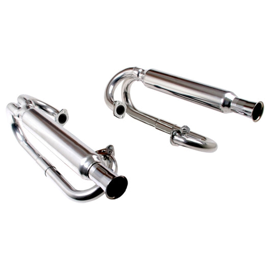 Dual Exhaust - without Heater Box, Ceramic Coated