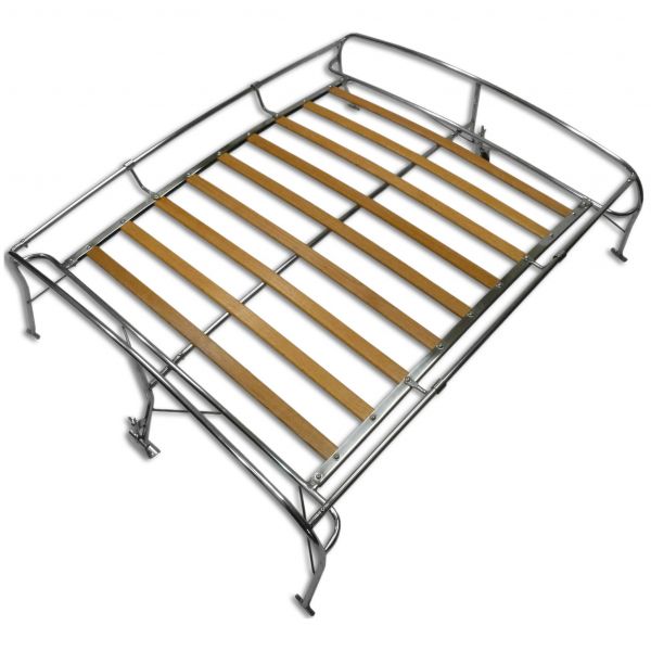 VW Bug Roof Rack S/S Frame w/ Wood Slats