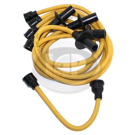 12-1600cc Ignition Wires Set Yellow