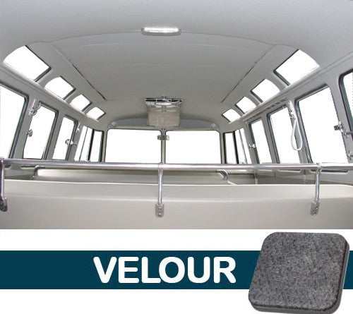 1964-1967 Bus Original Style Headliner, W/Post Mat. - Velour