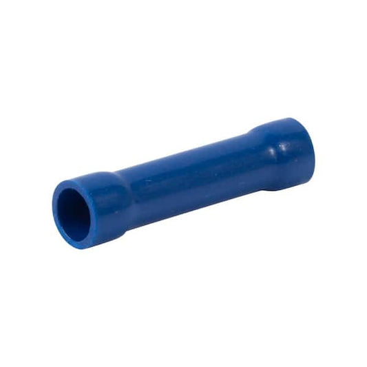 Wire Connector, 16-14 Ga Blue Butt Splice