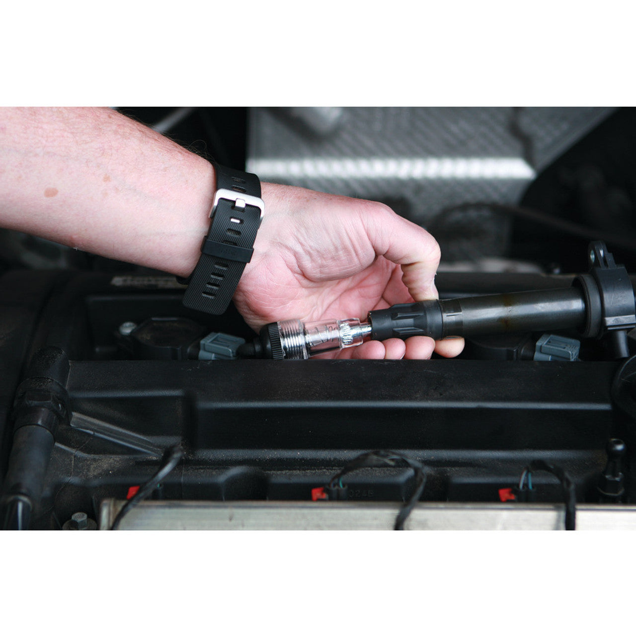 Inline Ignition Spark Tester