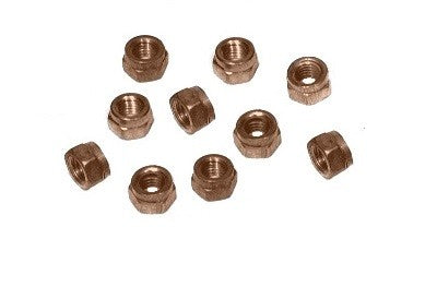 Copper Exhaust Nuts Qty. 8