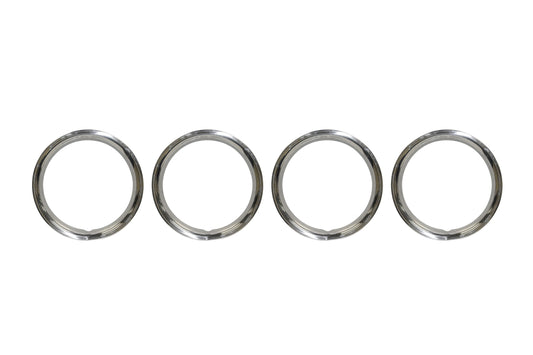 15" Stainless Steel Beauty Rings (4)