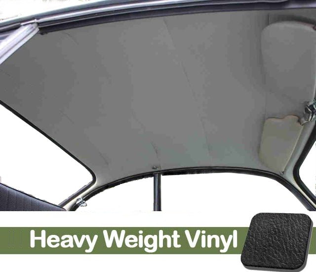 Ghia 1956-1964 Original Style Headliner, W/Post Mat. - Heavy Weight Vinyl