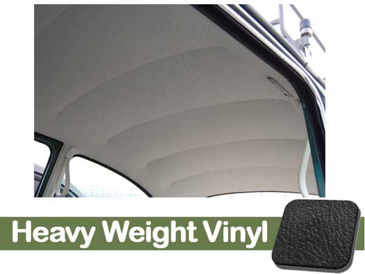 1968-77 Bug Sedan, Headliner VW Easy Install W/Post Material Heavy Weight Vinyl