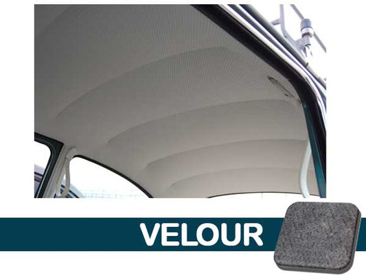 1968-77 Bug Sedan, Headliner VW Easy Install W/Post Material Velour