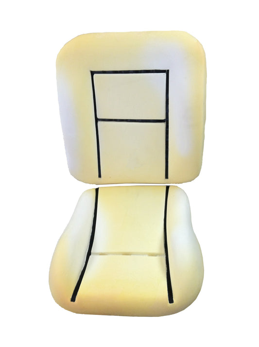 VW Molded Sport Seat Foam (Front Seat Bottom & Backrest) 1956-64 VW Bug Sedan or Convertible