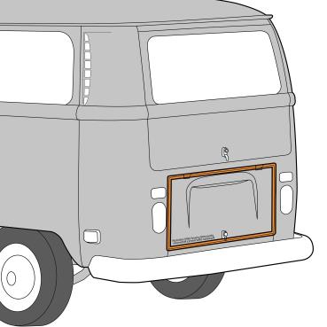 Bus 55-67 Engine Lid Seal 1 pc.
