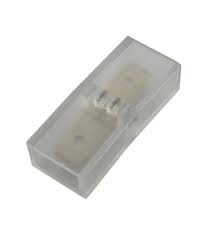 Double Male Electrical Connector – Clear Shrouded Short