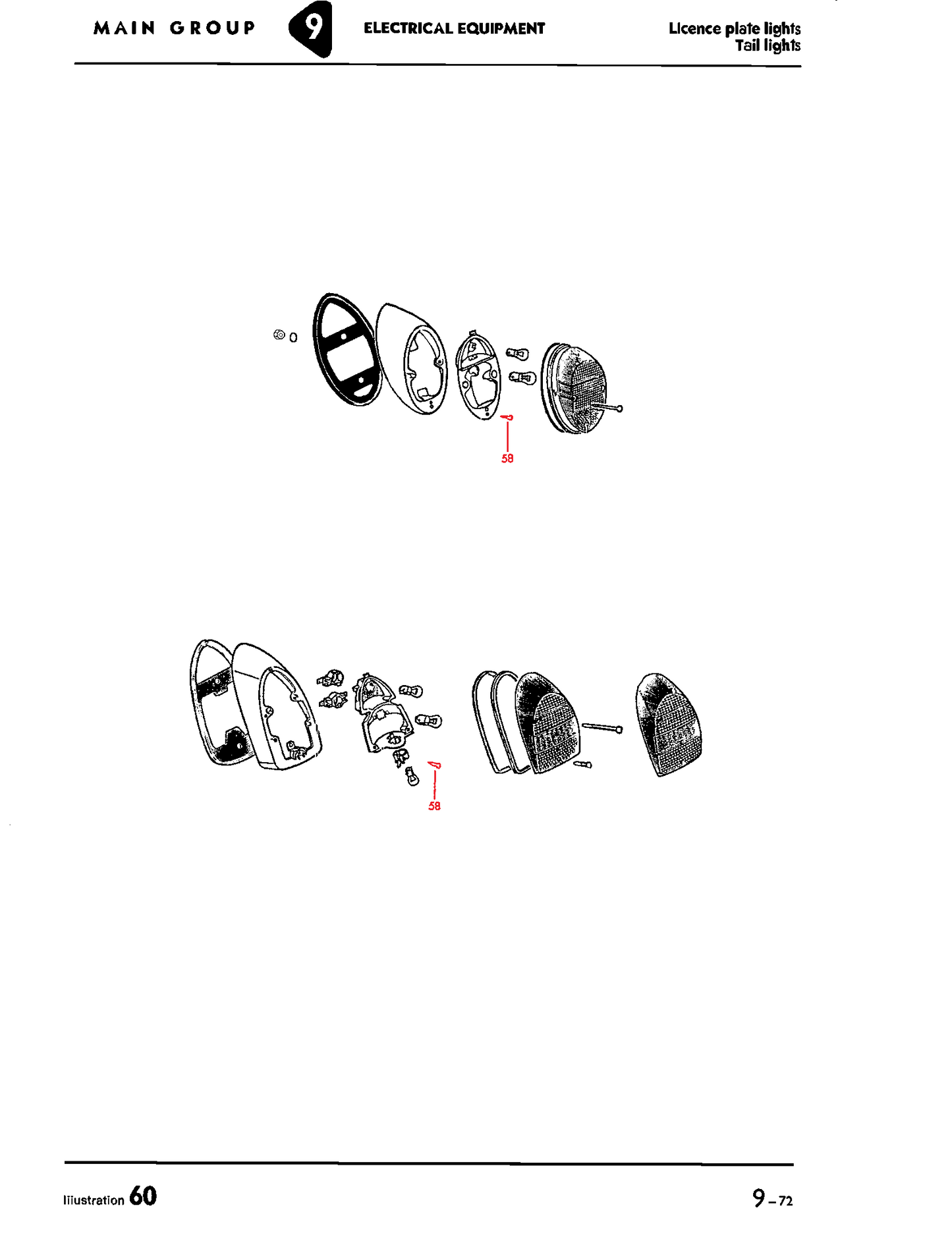 Tail Light Bulb Holder Mounting Screw 4.2 x 9.5
