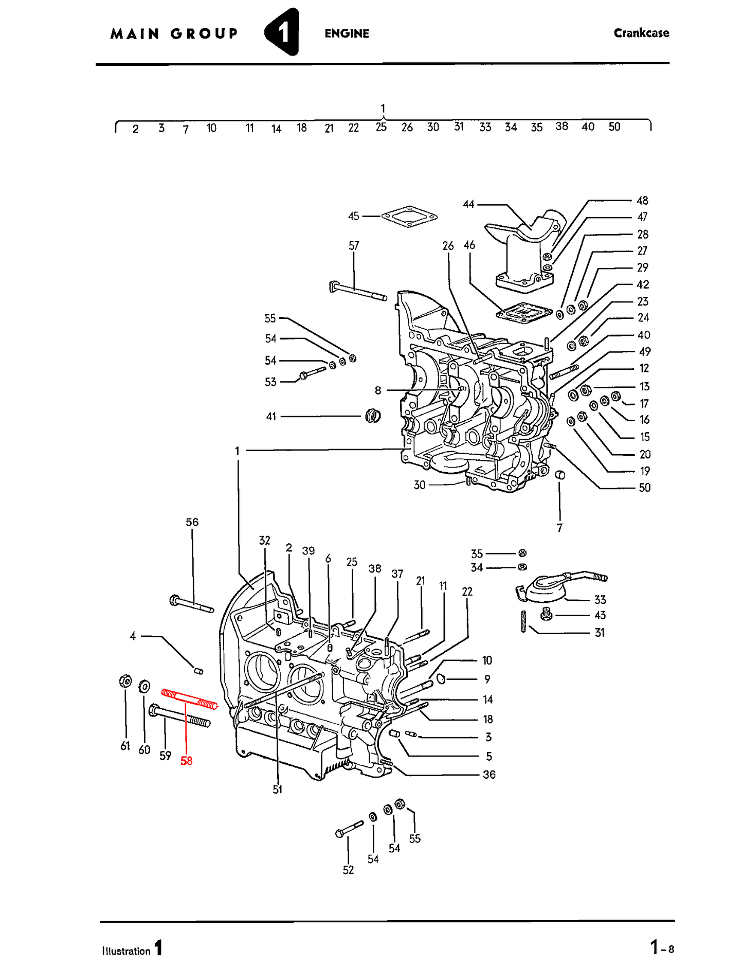 M10-1.5 x 85mm Double End Stud Engine to Trans Bell Housing