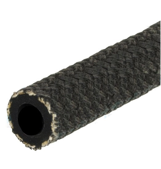 7mm Cloth Braided Brake Reservoir Hose Blue/Black Per Foot