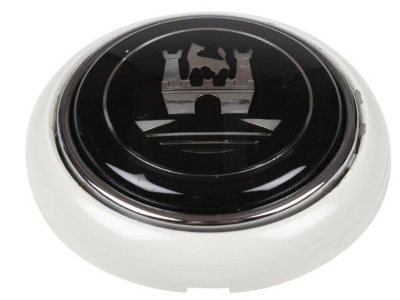 T1 56-59 T2 55-67 Horn Button Grey, Black & Chrome Center