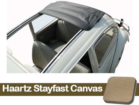 Sliding Rag Top Cover, (43.1/8 x 37.7/8) W/All Round Corners - Haartz Stayfast Canvas