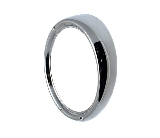 VW Bug 67-79, VW Bus 68-79 Chrome Headlight Ring (Hella)