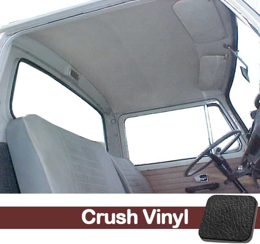 Original Style Headliner, W/Post Mat., (Double Cab) - Crush Vinyl