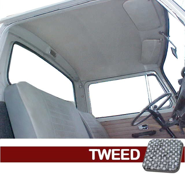 Original Style Headliner, W/Post Mat., (Double Cab) - Tweed