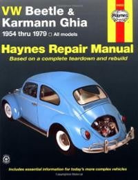 Haynes Beetle/ Karmann Ghia Repair Manual (1954-1979)