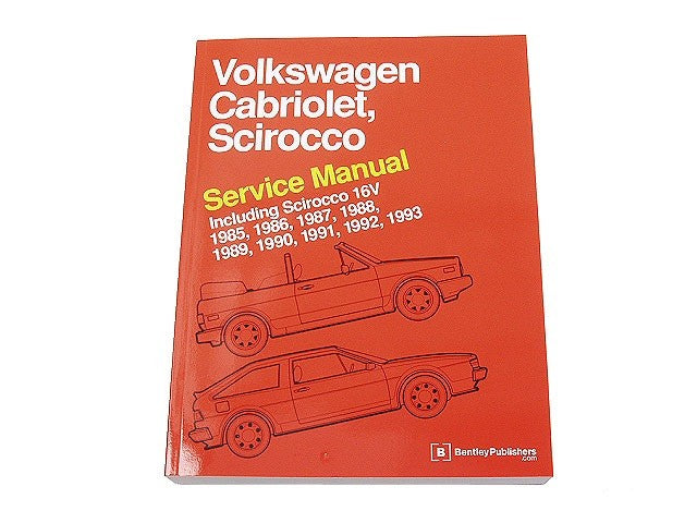 VW Cabriolet, Scirocco 1985-1993 Bentley Manual